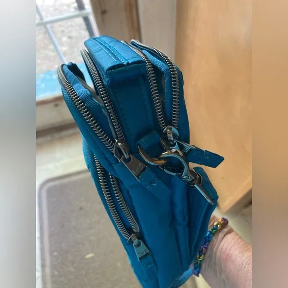 Lug Blue Quilted Crossbody Bag - Picture 6 of 6